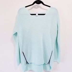 Bar III Seabreeze Zipper Knitted Sweater